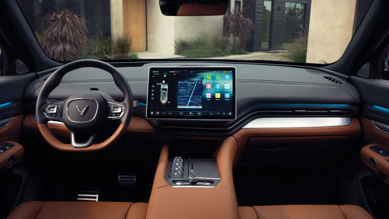 bên trong nội thất xe VF9