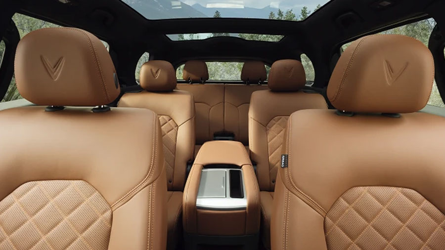 nội thất VF9 bản 6 ghế